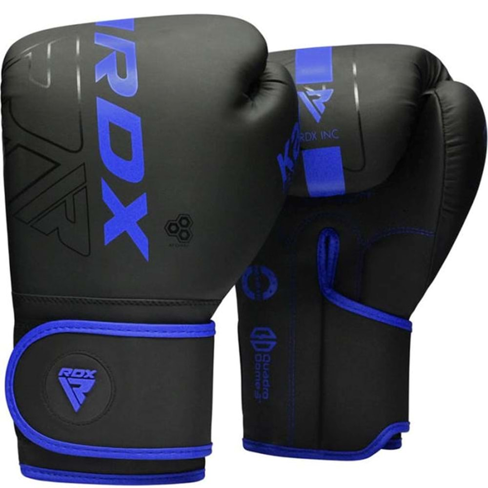 KARA F6 MAT MAVİ - RDX - BOKS ELDİVENLERİ - MAT MAVİ - 14 OZ